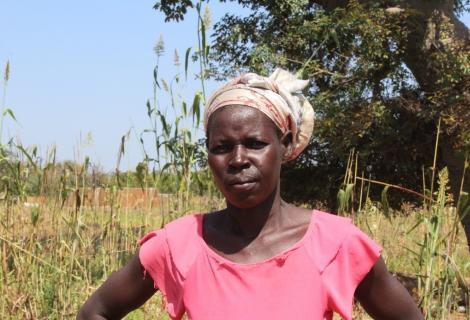 Adek John is a 38-year old nursing mother and smallholder farmer who lives in the Kasiesa community in the Builsa South District.
