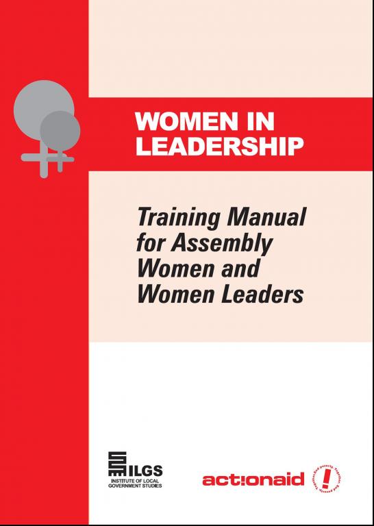 Women in Leadership Training Manual for Assembly Women and