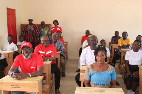 A section of participants in one of the classrooms at Ata-Ne-Ata JHS 