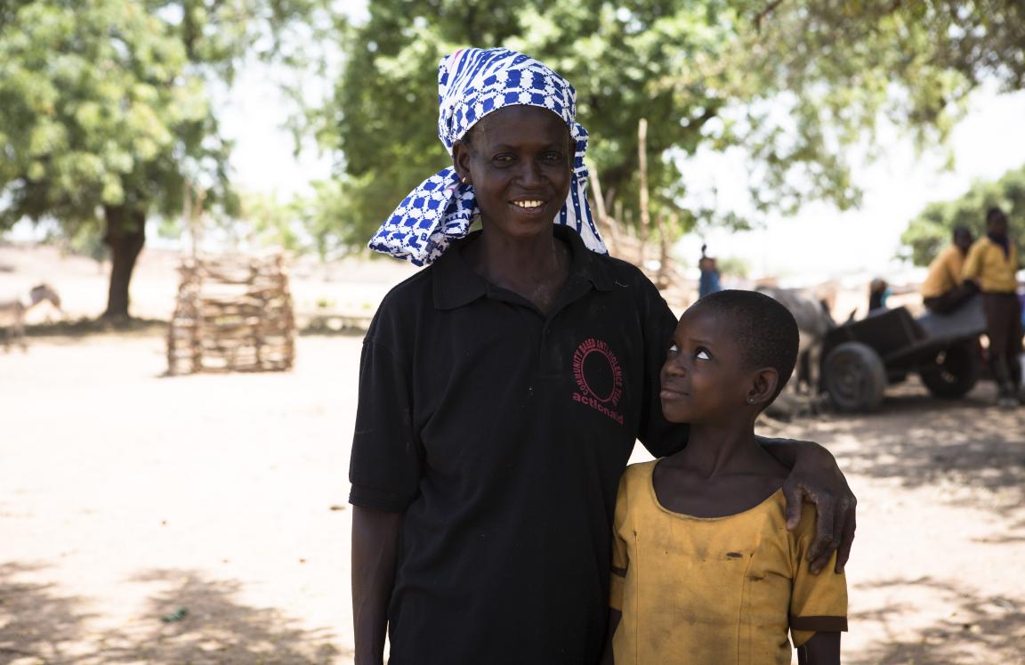 Valeria is a member of ActionAid's community watchdog, Community-Based Anti-Violence Team (COMBAT) and is passionate about promoting the rights of women and girls like her 11-year old daughter,  Joyce.