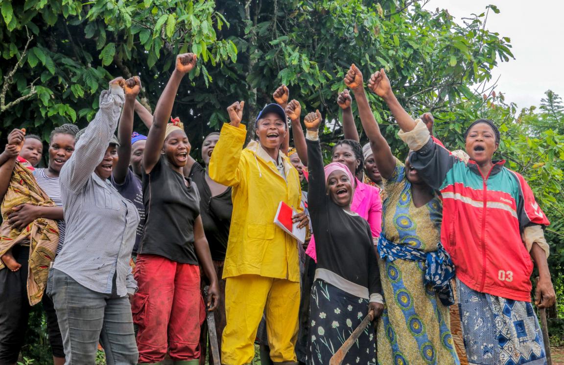 ActionAid-supported Women's Group in the Brong Ahafo region of Ghana