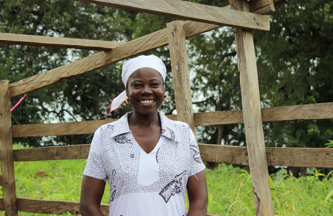 Photo of a smiling farmer called May