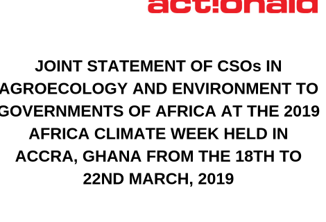 Placing agroecology at the center of climate action in Africa