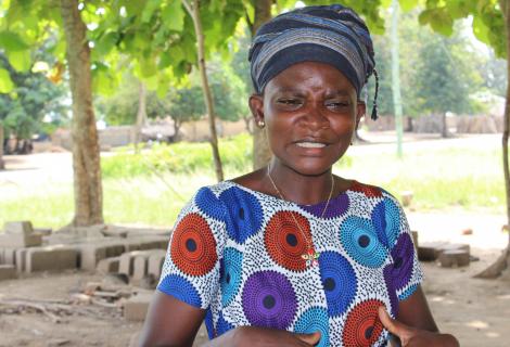 Vida Dzamesi is a member of the Kpogadzi Community-Based Anti-violence Team (COMBAT) in the Adaklu District of the Volta Region of Ghana
