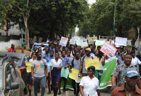 Young people and citizens in Ghana engage in the Climate Strike