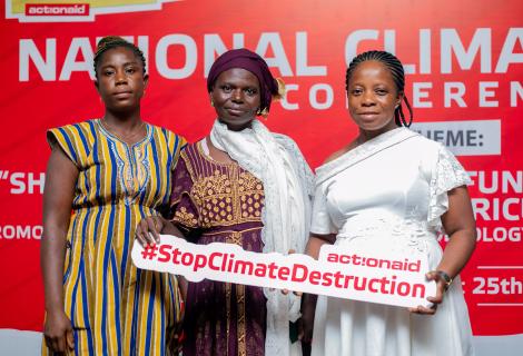 Smallholder women farmers advocating for climate justice