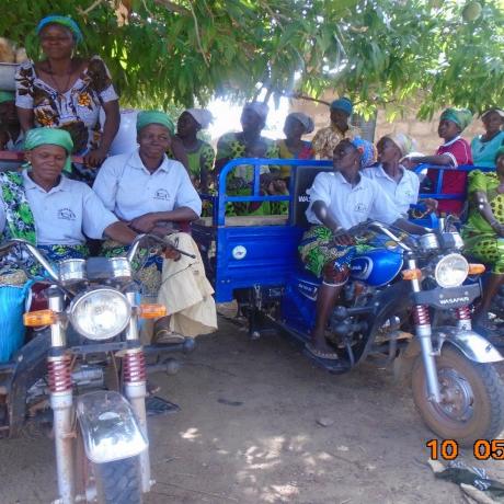 ActionAid’s Ebanapare Women’s Group in the Ul-kpong community advocated for tricycles for women farmers from the Ministry of Food and Agriculture (MoFA), under the Northern Rural Growth Programme, securing a grant that provided them with three tricycles for their community 