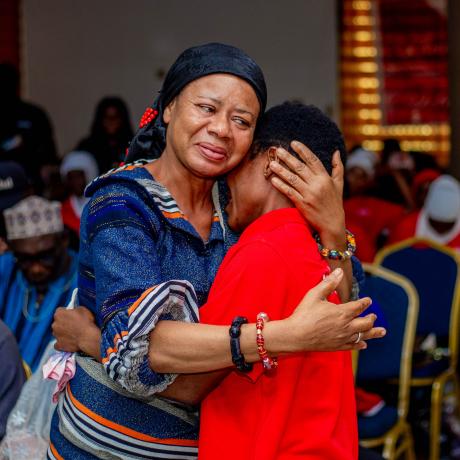 Queen mother warm hug