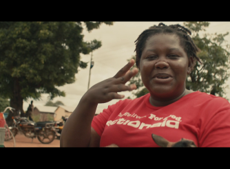 Snapshot of One Girl's Journey featuring Abiba Nibadarun, Programme Officer of ActionAid's Upper West Regional Programme