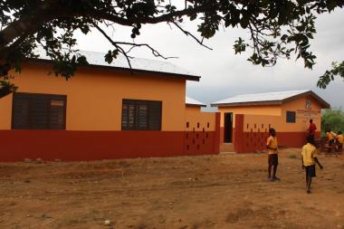 The completed Kindergarten Block of the Konkon MA Basic and Junior High School